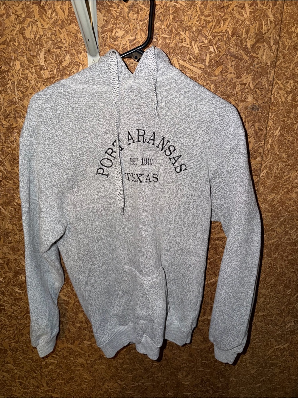 Port Aransas Texas Gray Hooded Sweatshirt